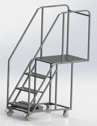 Clean Room Cantilever Ladder